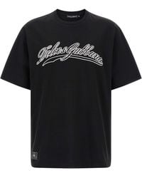 Dolce & Gabbana - T-Shirt Con Logo - Lyst