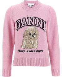 Ganni - Poodle Jumper - Lyst