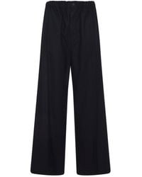 Carven - Regular & Straight Leg Blue - Lyst