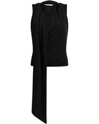 Ami Paris - Sleeveless Top With Lavalliere - Lyst