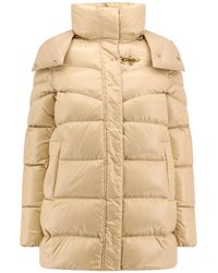 Fay - Padded And Quilted Jacket With Removable Hood - Lyst