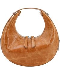 OSOI - Leather Shoulder Bag With Cracked Effect - Lyst