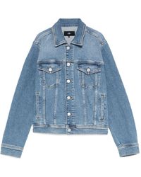 Seven7 - Adi Denim Trucker Jacket - Lyst