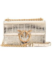 Pinko - Borse A Spalla E Tracolla Oro-Donna - Lyst