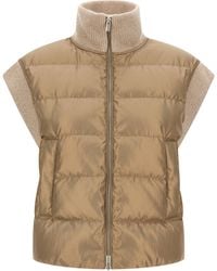 Peserico - Lurex Tricot Vest - Lyst