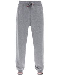 Thom Browne - Joggers In Cashmere Con Coulisse - Lyst