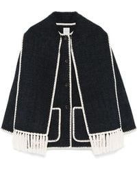 TOTEME - Wool Scarfed Jacket-Donna - Lyst