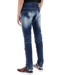 DSquared² - Jeans Cool Guy In Medium Worn Out Booty Wash - Lyst