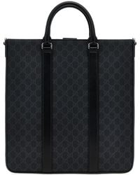 Gucci - Gg Tote Nero-Uomo - Lyst