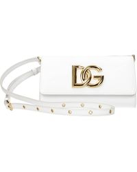 Dolce & Gabbana Pochette Pelle Bianco