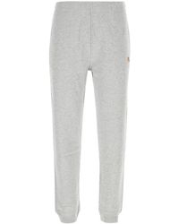 Maison Kitsuné - Melange Cotton Joggers - Lyst