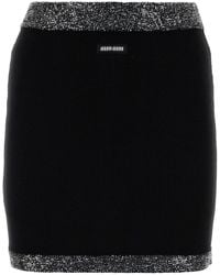 Miu Miu - Stretch Cashmere Blend Mini Skirt - Lyst