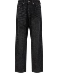 DIESEL - 2001 D-Macro-Fsh Jeans Nero-Uomo - Lyst