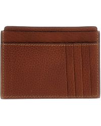 Brunello Cucinelli - Leather Cardholder Wallets, Card Holders - Lyst