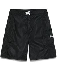 Stussy - Logo Shorts - Lyst