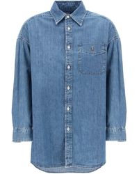 Polo Ralph Lauren - Camicia Oversize In Denim - Lyst
