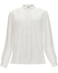 Brunello Cucinelli - Korean Shirt Camicie Bianco - Lyst