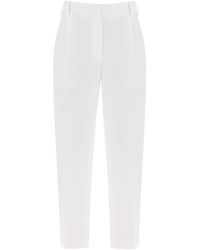 Brunello Cucinelli - Double Pleated Trousers - Lyst