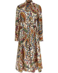 Etro - 'Paisley Foliage' Dress - Lyst