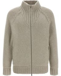 Brunello Cucinelli - Padded Cardigan - Lyst