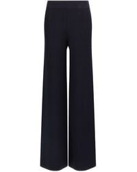 Max Mara - Marzia Pantaloni Blu-Donna - Lyst