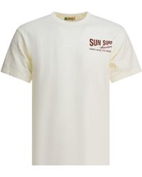 Sun Surf - Mccully Chop Sui T-shirts Beige - Lyst
