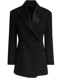Givenchy - Blazer With Pleated Back - Lyst