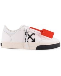 Off-White c/o Virgil Abloh - Vulc Low Low-top Leather Sneakers - Lyst