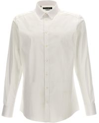 Dolce & Gabbana - Logo Embroidery Shirt Shirt, Blouse - Lyst