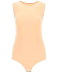 Maison Margiela - Second Skin Sleeveless Lycra Bodysuit - Lyst