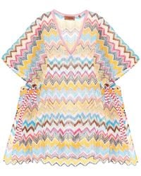 Missoni - Knit Poncho Cover-Up - Lyst