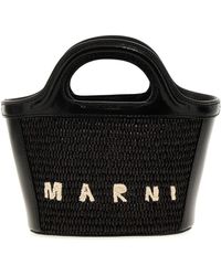 Marni - Tropicalia Micro Borse A Mano Nero - Lyst