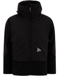 and wander - Jacket With Fleece Insert Giacche Nero - Lyst