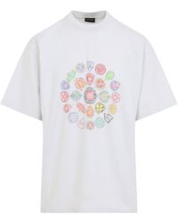 Balenciaga - Dirty Cotton Medium Fit Short Sleeves T-Shirt-Uomo - Lyst