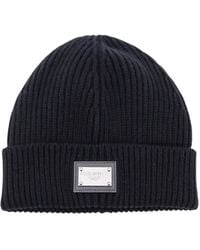 Dolce & Gabbana - Virgin Wool And Cashmere Hat - Lyst