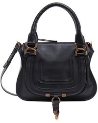 Chloé - Marcie Small Leather Handbag With Removable Shoulder Strap - Lyst