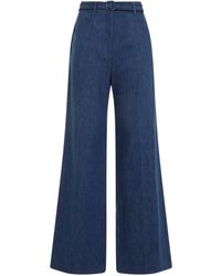 Gabriela Hearst - Denim Recycled Cotton Norma Pants - Lyst