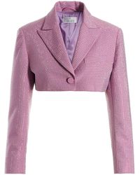 GIUSEPPE DI MORABITO - Sequin Cropped Jacket Jackets - Lyst