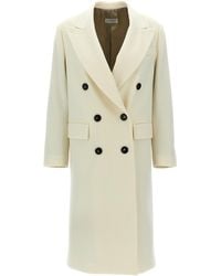 Alberto Biani - Double-Breasted Coat Coats, Trench Coats - Lyst