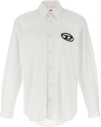 DIESEL - S-Simply-D Camicie Bianco-Uomo - Lyst