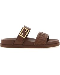 Fendi - Slide Sandal Feel"-Donna - Lyst