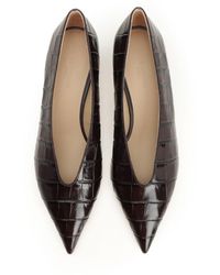 Le Monde Beryl - Babouche Kitten Pumps Brown - Lyst