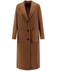 Paltò - Elsa Db Wool Coat - Lyst