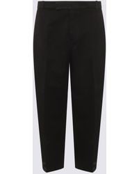 Thom Browne - Trousers Blacks And Greys-Uomo - Lyst
