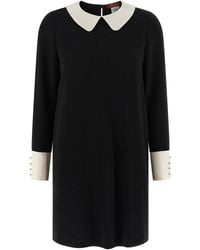 Max Mara - Golfo Abiti Bianco/Nero-Donna - Lyst