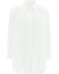 Sacai - Maxi Camicia Con Maniche Sovrapposte - Lyst