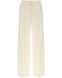 Brioni - Camilla Pantaloni Bianco-Donna - Lyst