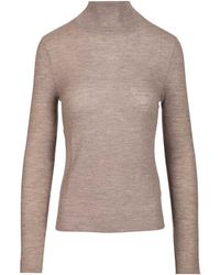 Lisa Yang - Lory Cashmere Turtleneck Knitwear Brown - Lyst