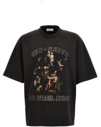 Off-White c/o Virgil Abloh - Mary Skate T Shirt Nero - Lyst