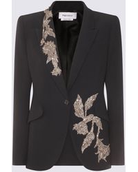 McQueen - Giacche Nero-Donna - Lyst